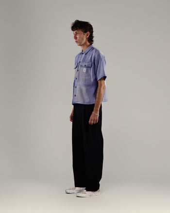 LOVE S/S HERRINGBONE WORK SHIRT