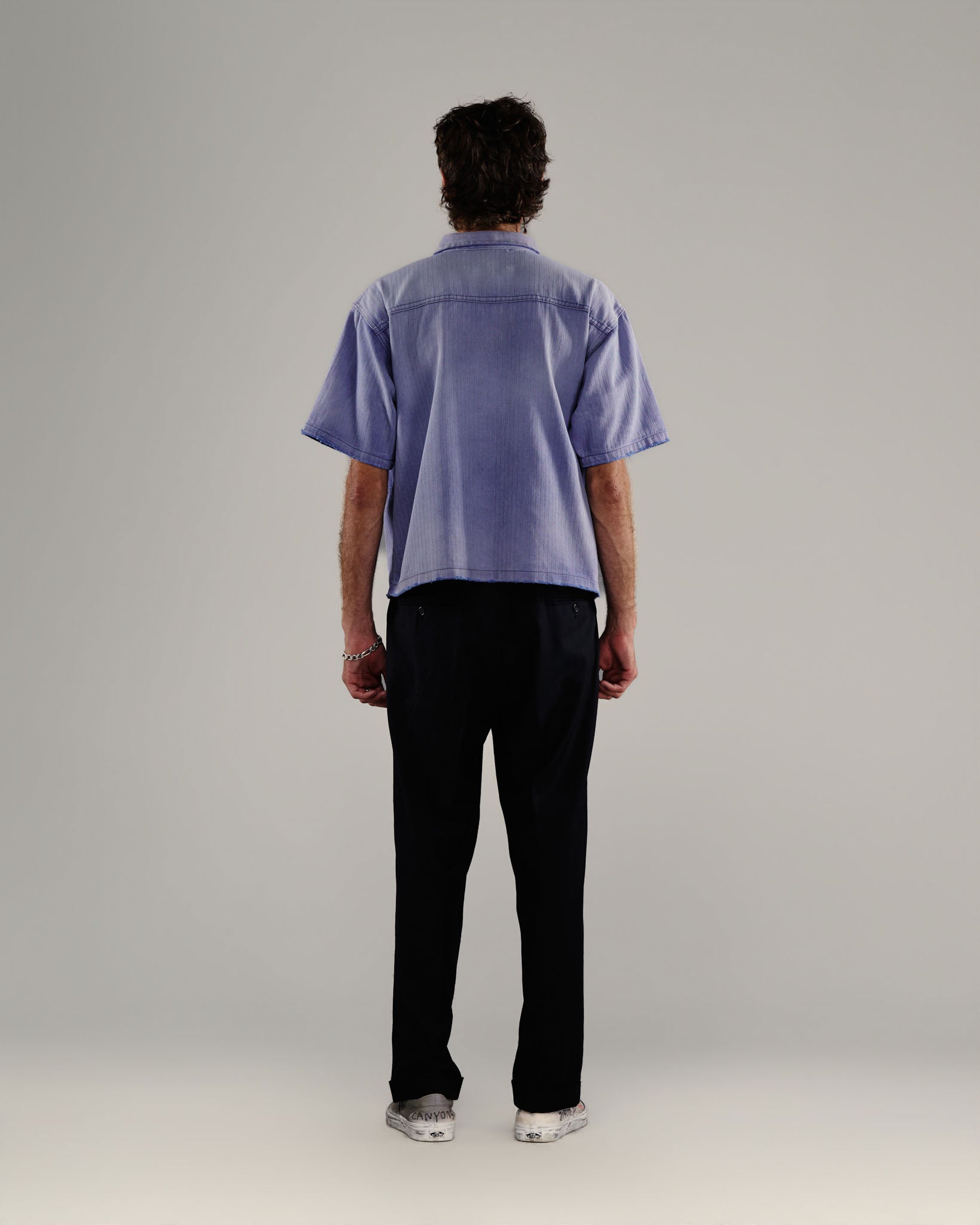 LOVE S/S HERRINGBONE WORK SHIRT M LOVE S/S HERRINGBONE WORK SHIRT M