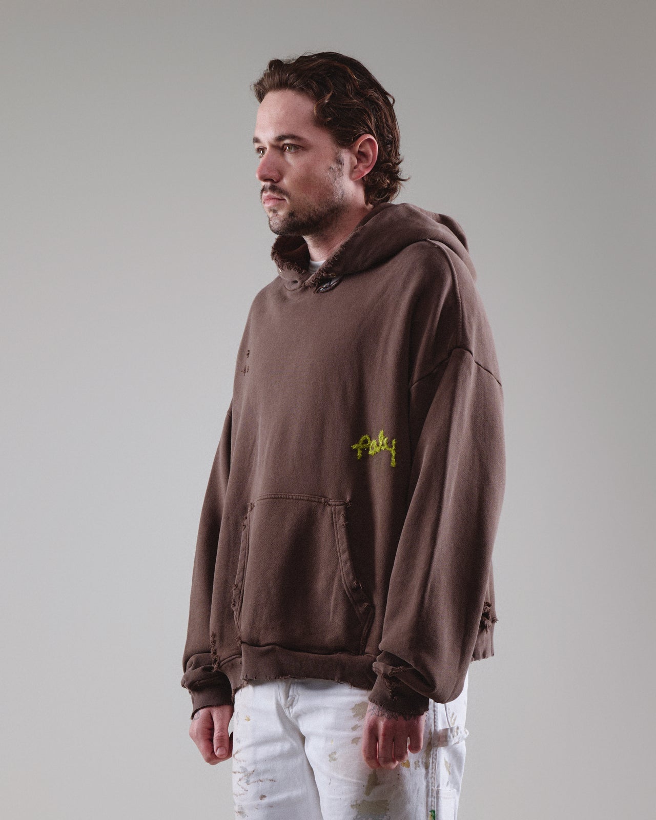 PALY BLANK HOODED SWEATSHIRT