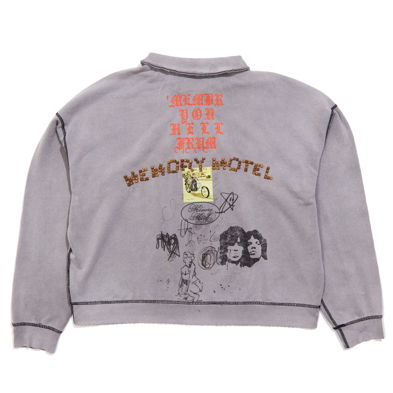 SORRY 'BOUT THAT 1/4 ZIP CREWNECK
