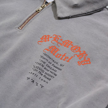 SORRY 'BOUT THAT 1/4 ZIP CREWNECK