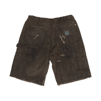 SINNED 4 NOTHING WAXED CANVAS DBL KNEE SHORT
