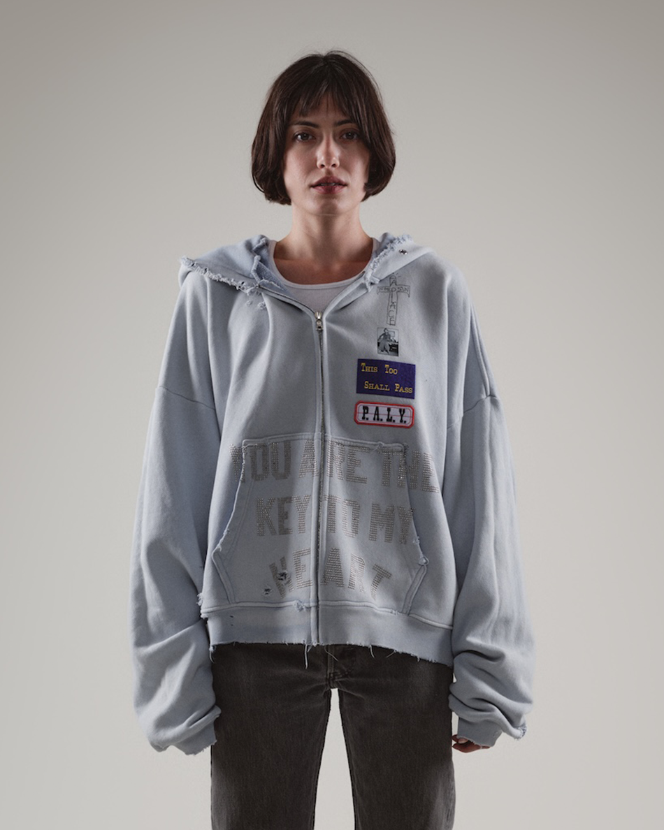 ZANUCKS ZIP HOODED SWEATSHIRT