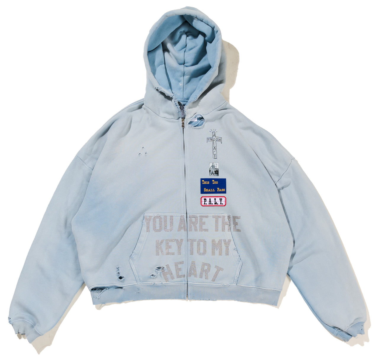 ZANUCKS ZIP HOODED SWEATSHIRT