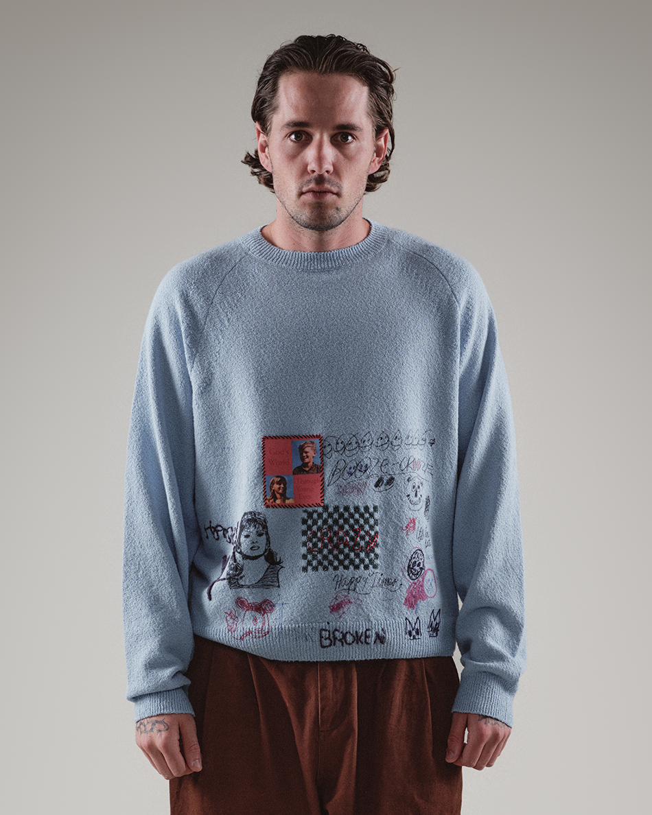 BOOZE CROOZE KNIT SWEATER