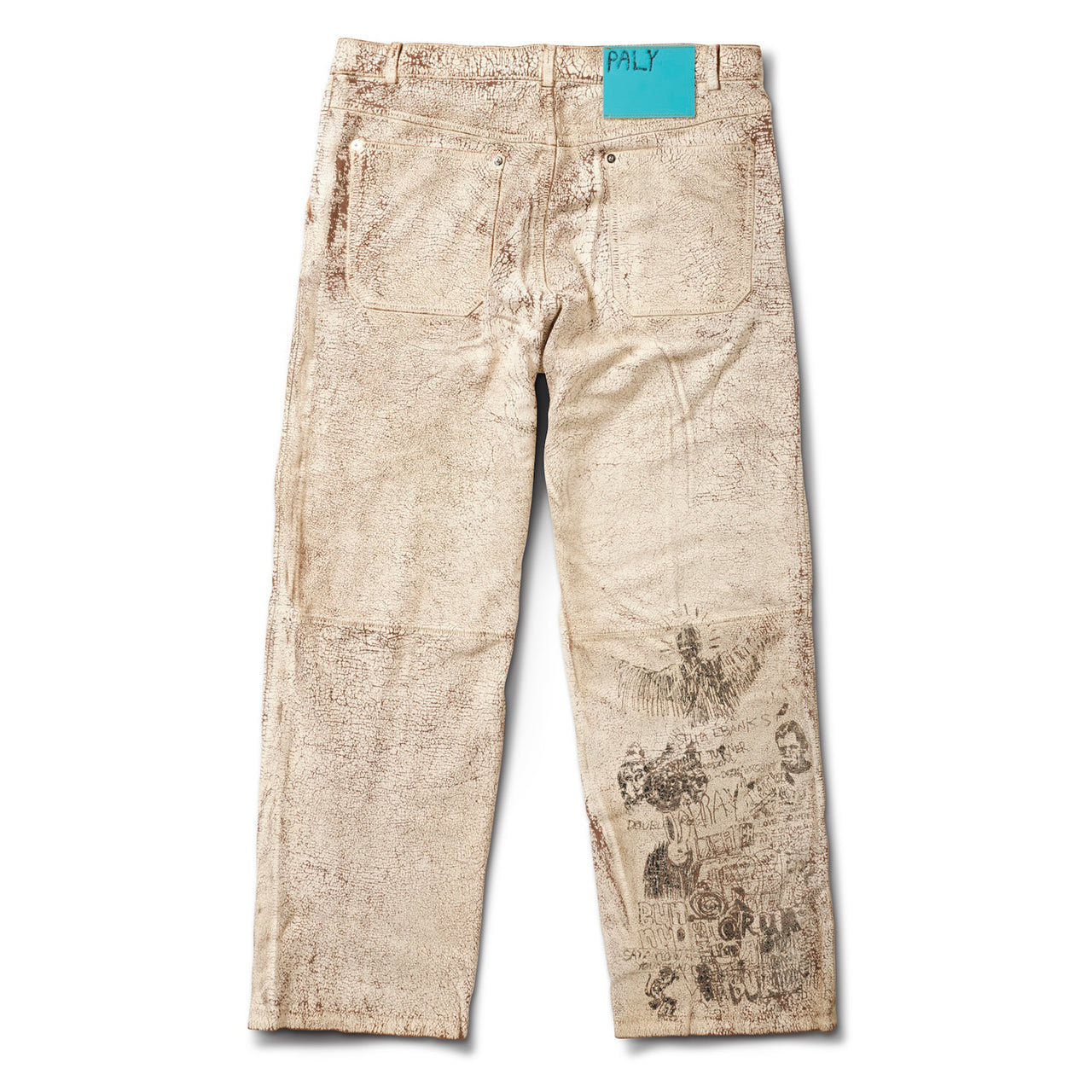 THE REALM PAINTED SUEDE PANT
