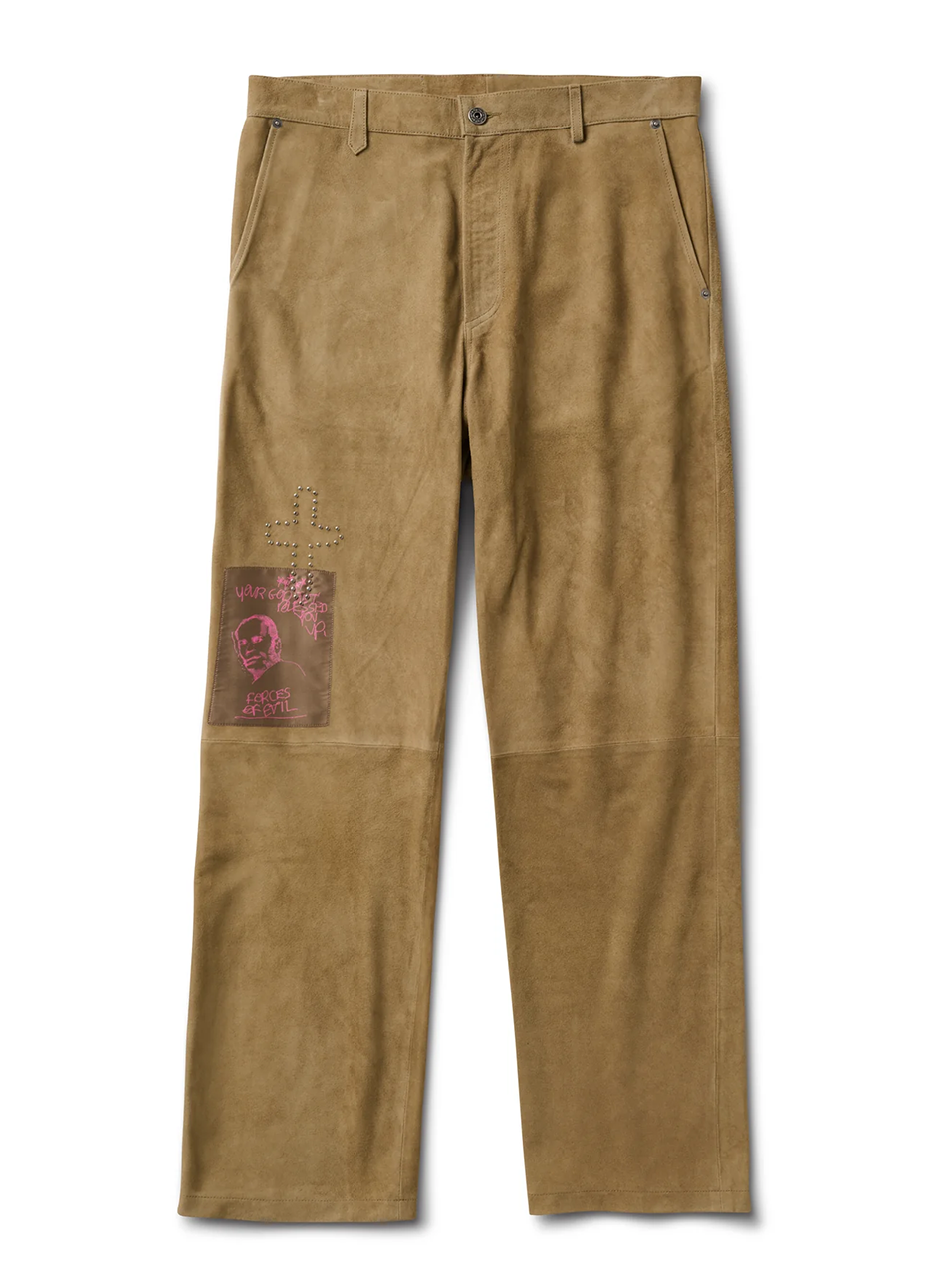 THE REALM SUEDE PANT
