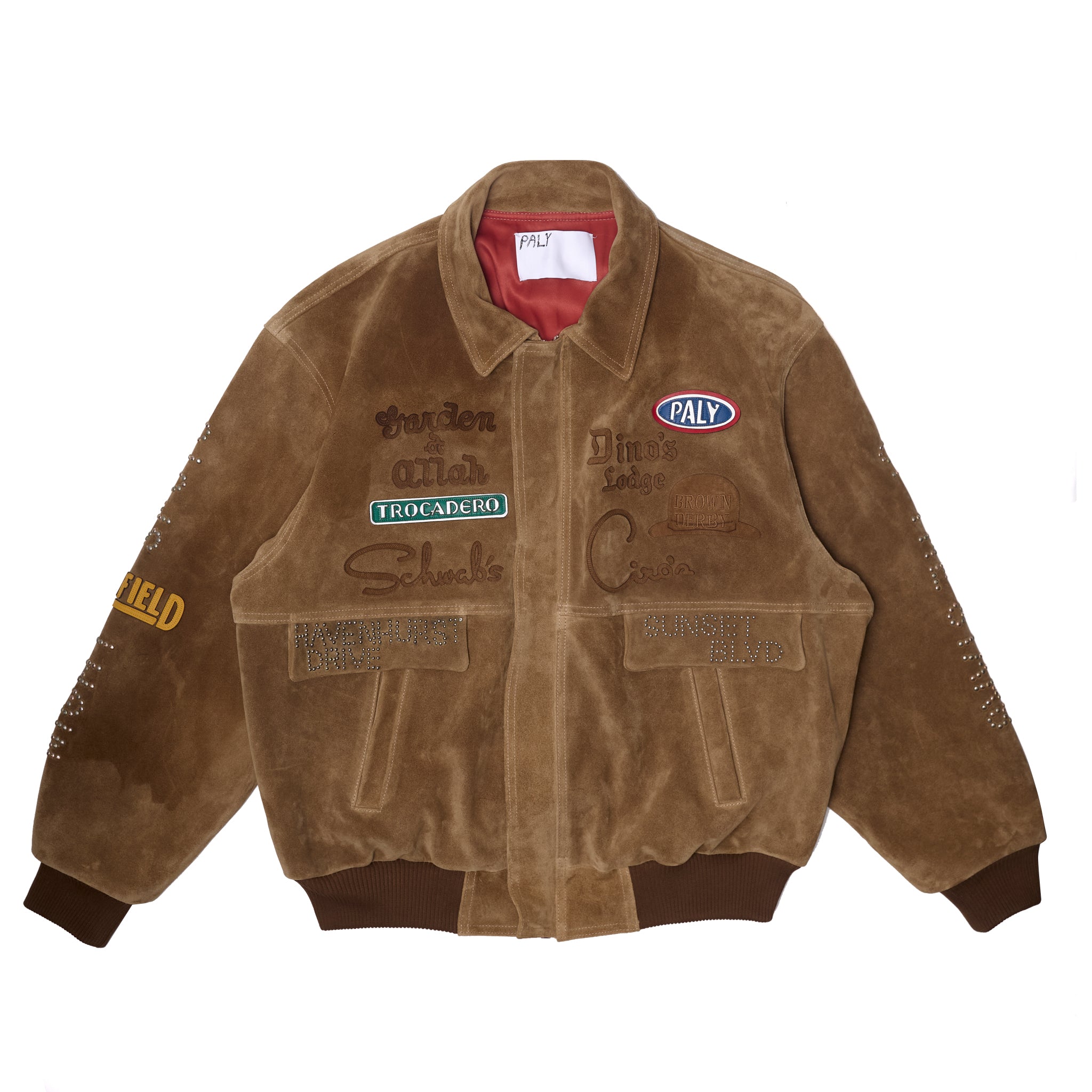 SUNSET BLVD. SPONSORED SUEDE JACKET - Paly Hollywood