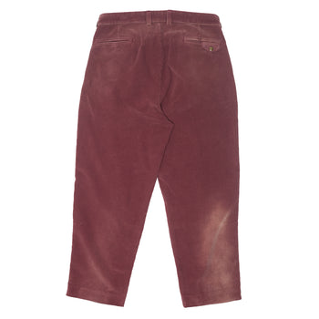 SYNANON CORD PLEATED TROUSER